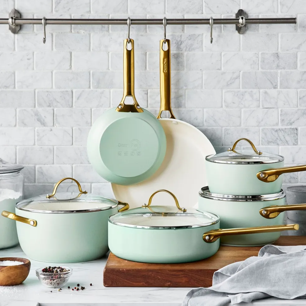 GreenPan - Padova Mint Green 10-delige Pannenset