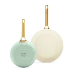 GreenPan - Padova Mint Green 2-delige pannenset met keramische antiaanbaklaag 20/26 cm