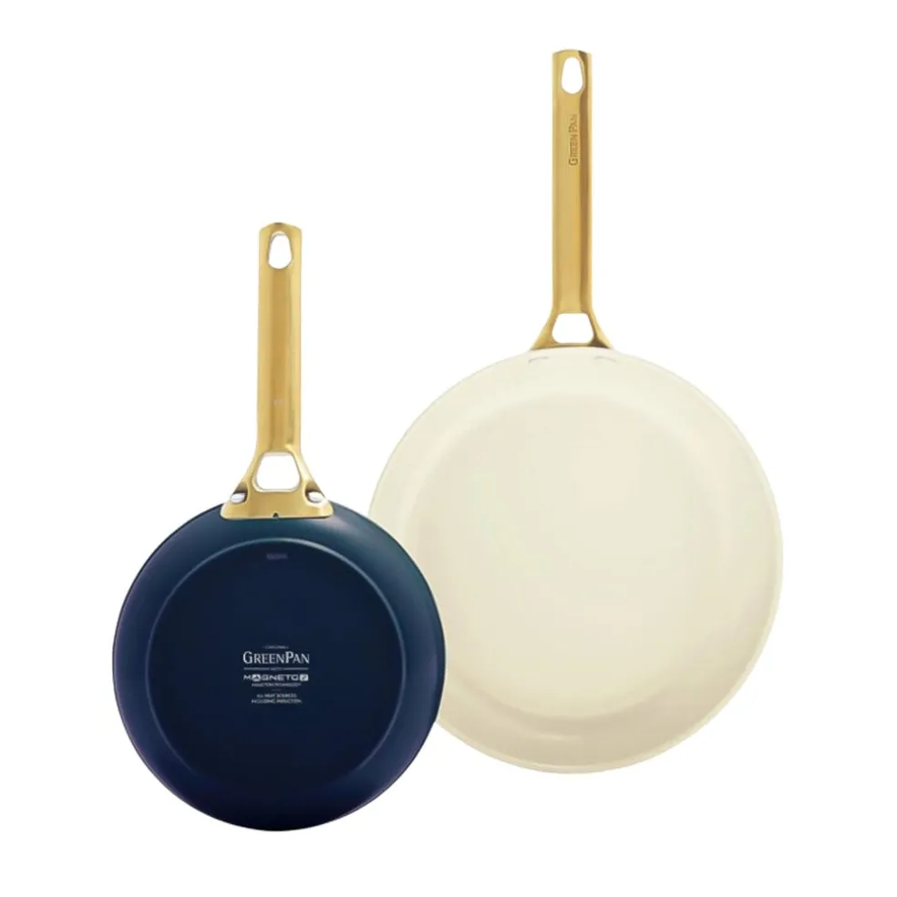 GreenPan - Padova Oxford Blue 2-delige pannenset met keramische antiaanbaklaag 20/26 cm