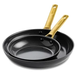 GreenPan - Padova Reserve Black 2-delige pannenset met keramische antiaanbaklaag 20/26 cm