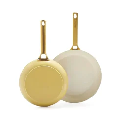 GreenPan - Padova Sunshine Yellow 2-delige pannenset met keramische antiaanbaklaag 20/26 cm