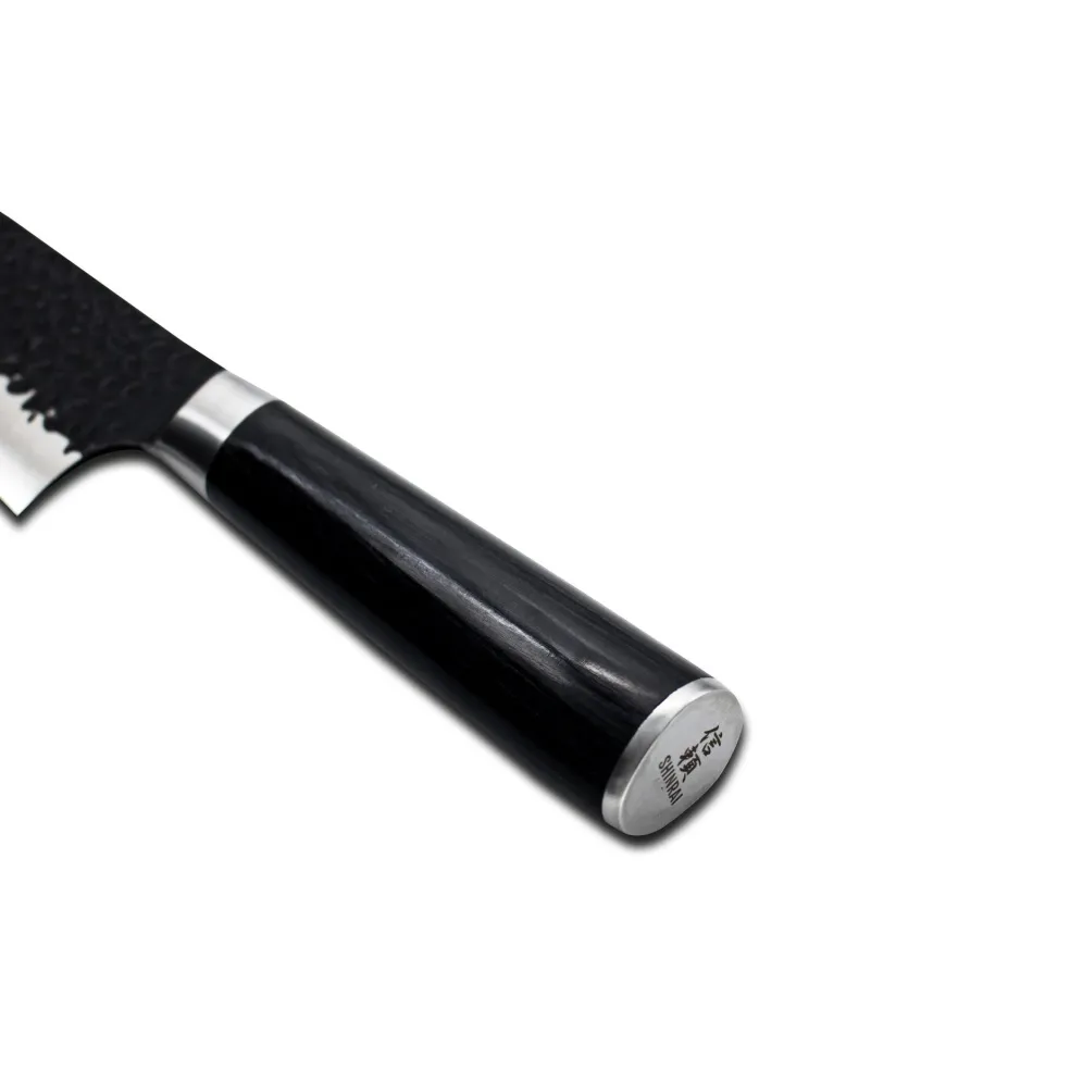 Hammered RVS Black - Koksmes 20 cm