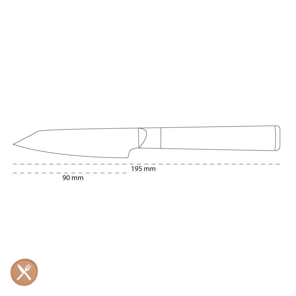 Kai Shun - Classic Schilmes Kiritsuke 3,5'' 9,0 cm