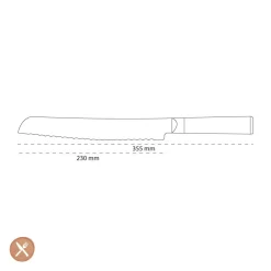 Kai Shun - Classic Wit Broodmes 23,0 cm