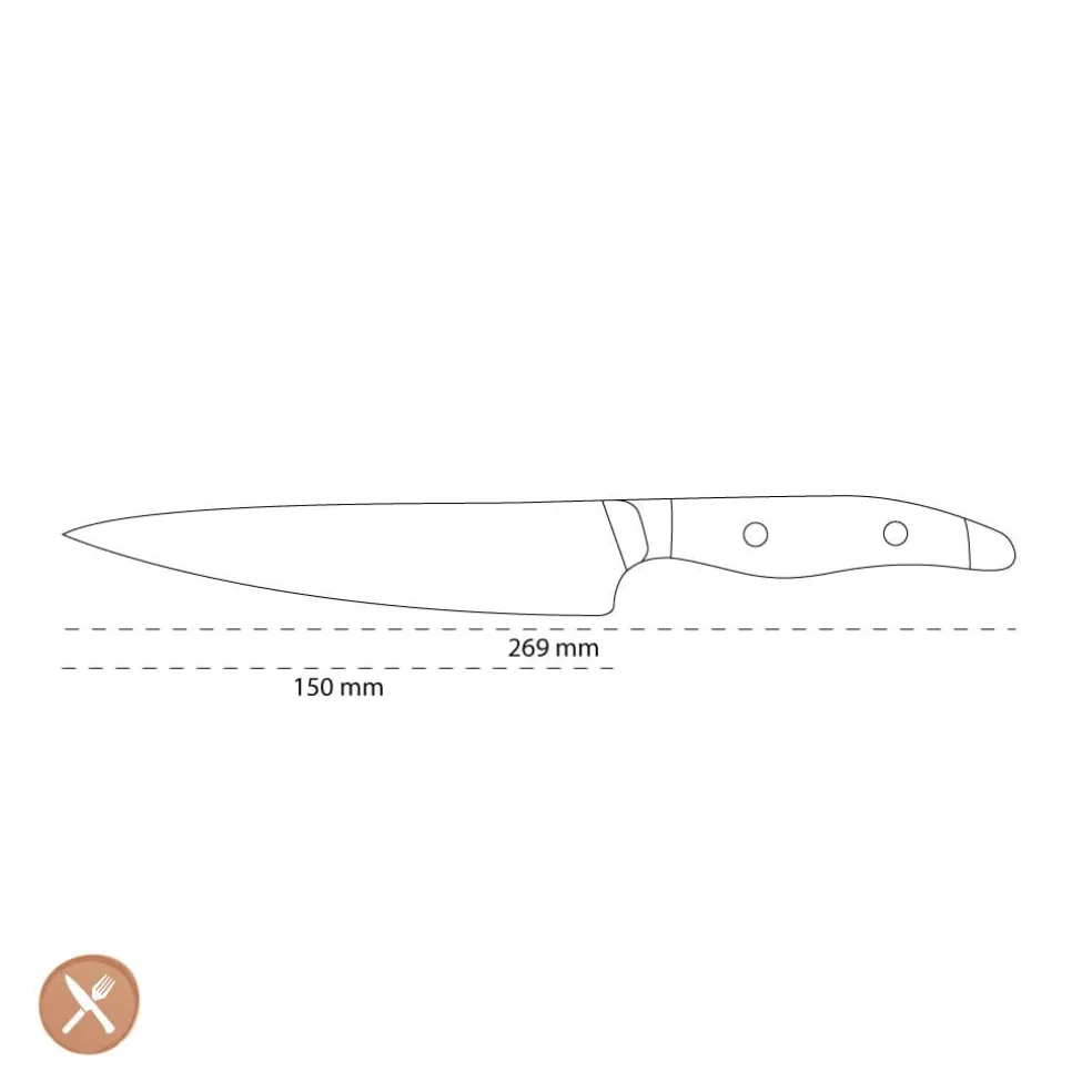 Kai Shun - Nagare Black Officemes 15,0 cm