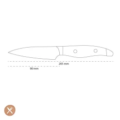 Kai Shun - Nagare Black Schilmes 9,0 cm