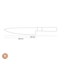 Kai Shun - Wasabi Black Koksmes 8'' 20,0 cm