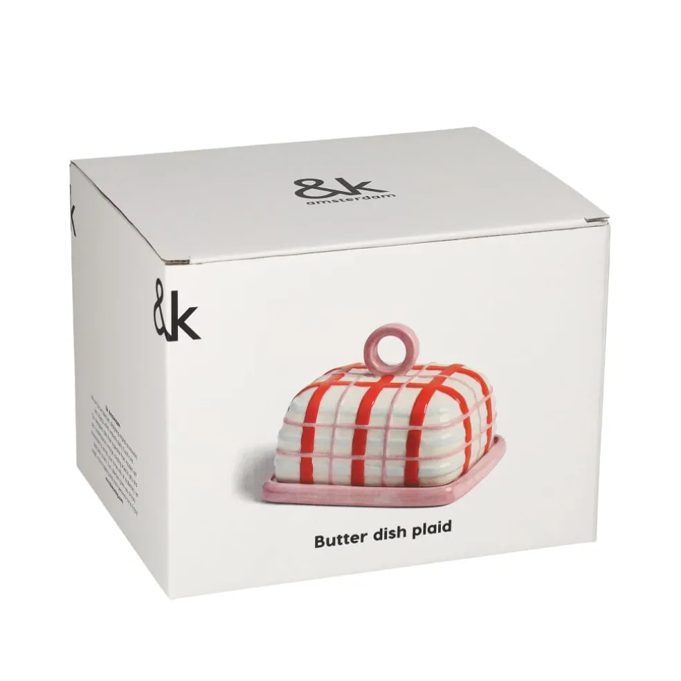 &Klevering - Botervloot ruit roze