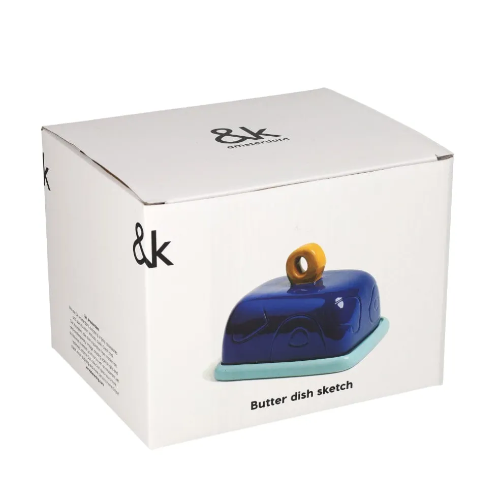 &Klevering - Botervloot schets blauw