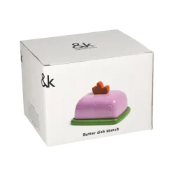 &Klevering - Botervloot schets lila