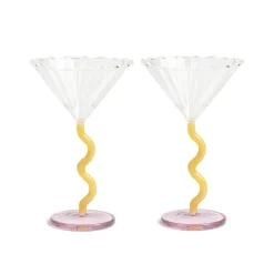 &Klevering - Coupe curve karamel set van 2