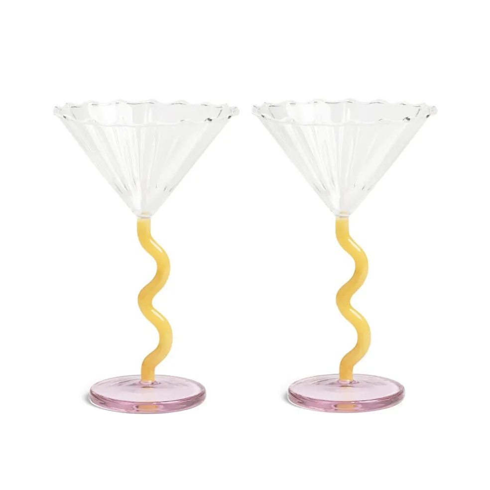 &Klevering - Coupe curve karamel set van 2