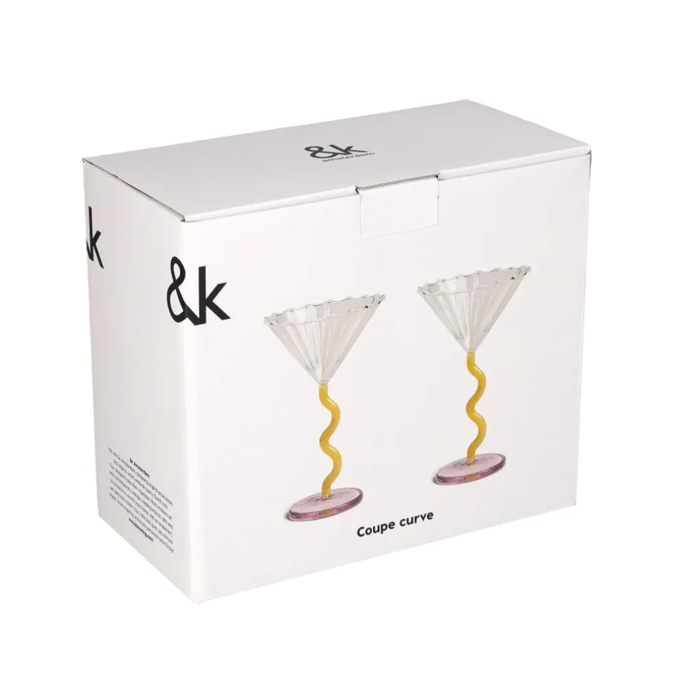 &Klevering - Coupe curve karamel set van 2