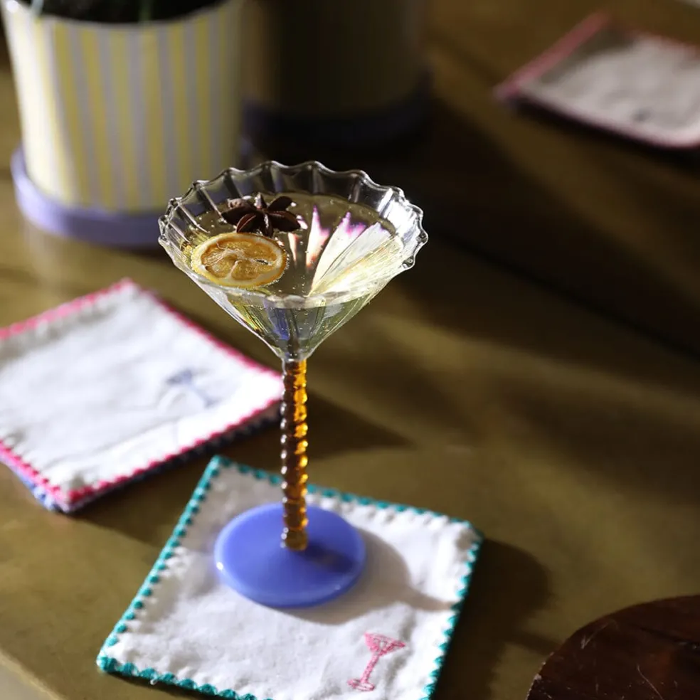 &Klevering - Coupe perle amber set van 2