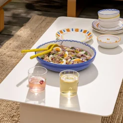 &Klevering - Glas flora wit set van 2