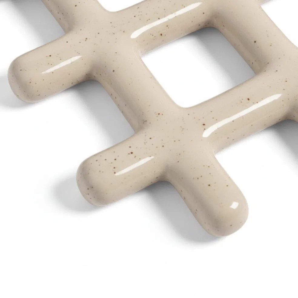 &Klevering - Onderzetter - Grid - Beige