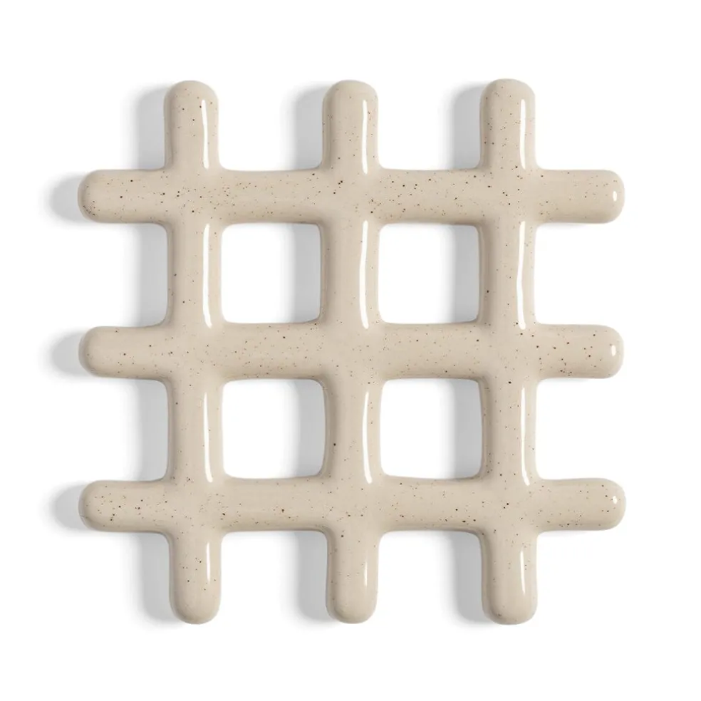 &Klevering - Onderzetter - Grid - Beige