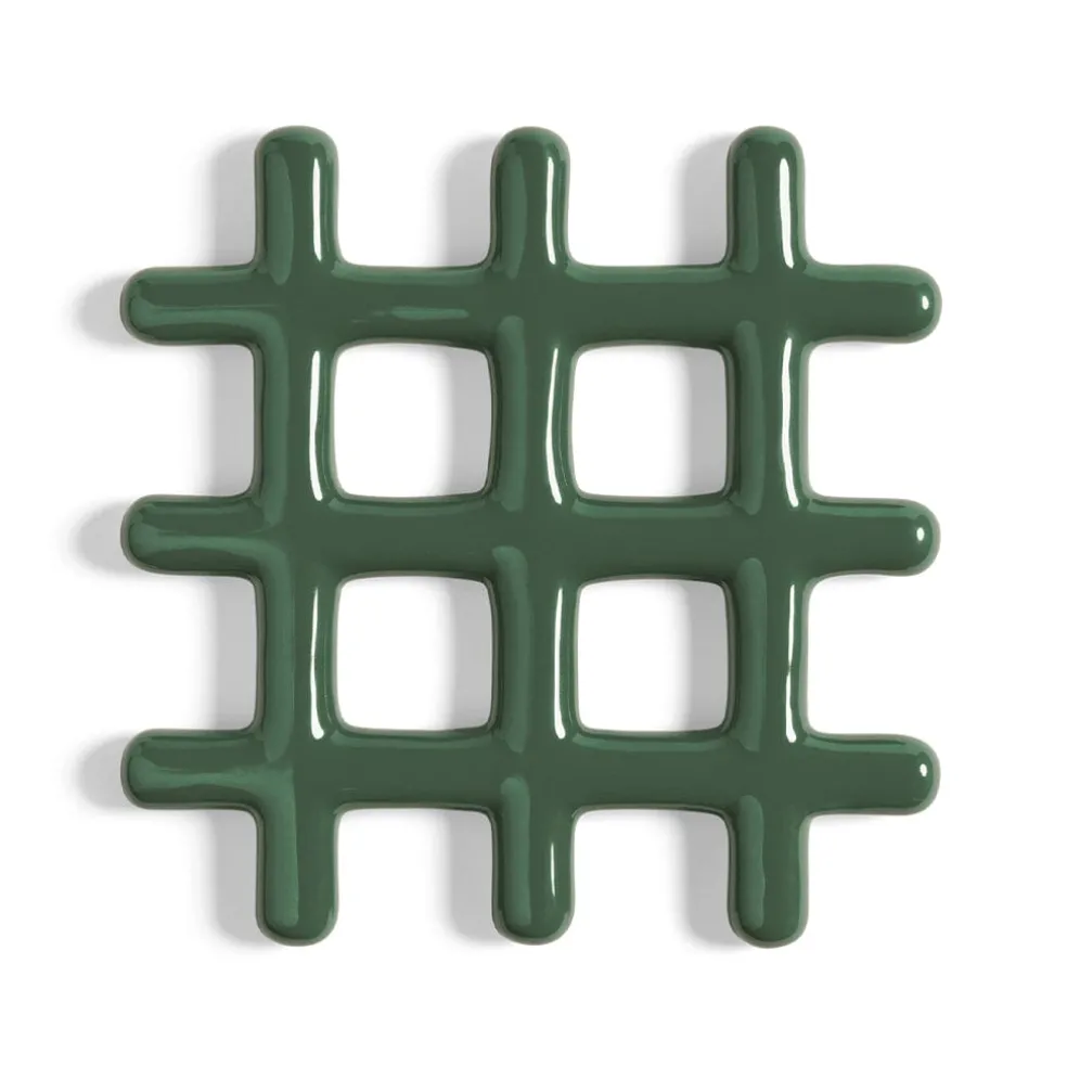 &Klevering - Onderzetter - Grid - Groen