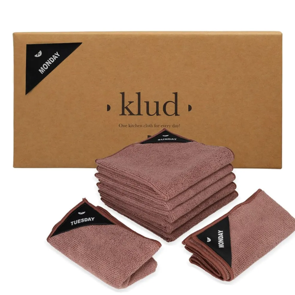 Klud - Microvezel Vaatdoekjes 7 stuks - Mauve
