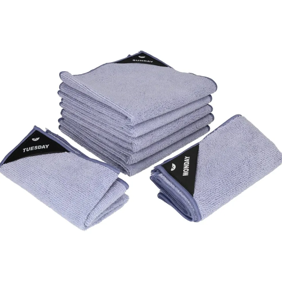 Klud - Microvezel Vaatdoekjes 7 stuks - Dusty Blauw