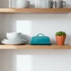 Le Creuset - Botervloot Bleu Riviera 17cm