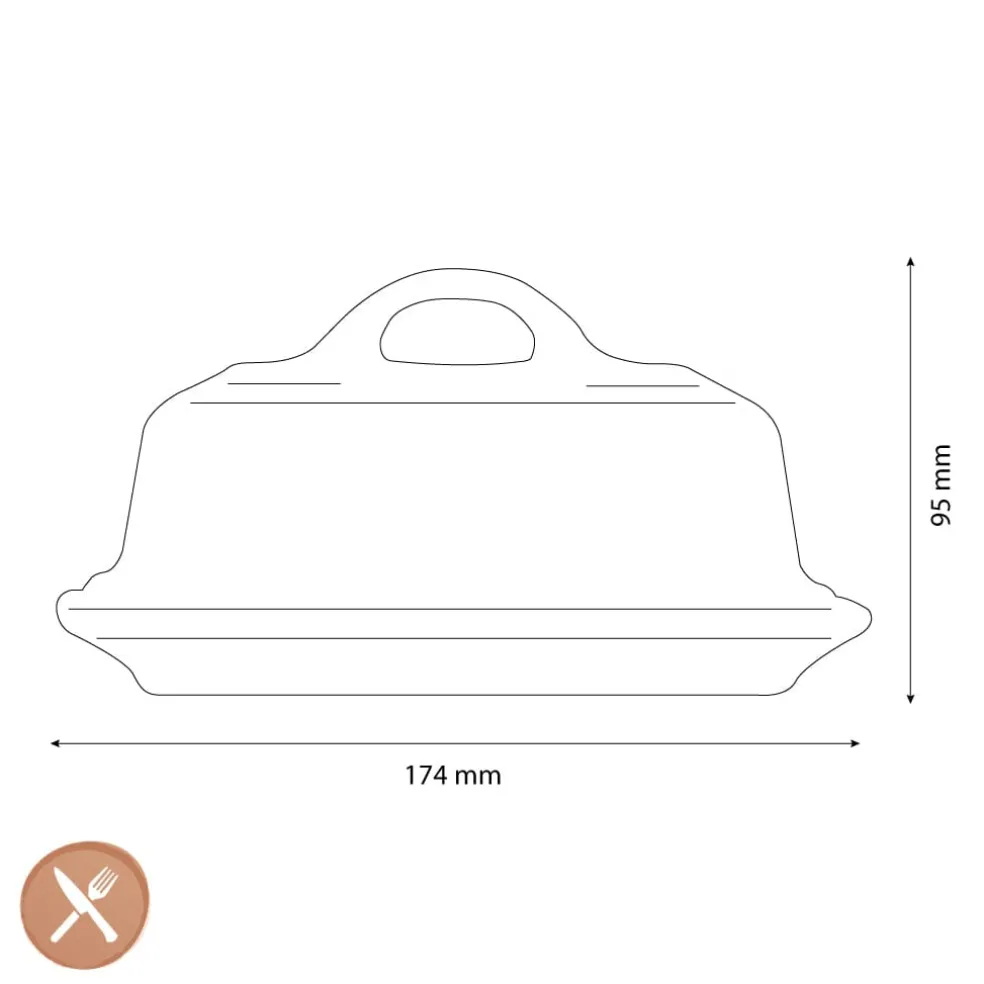 Le Creuset - Botervloot Bleu Riviera 17cm
