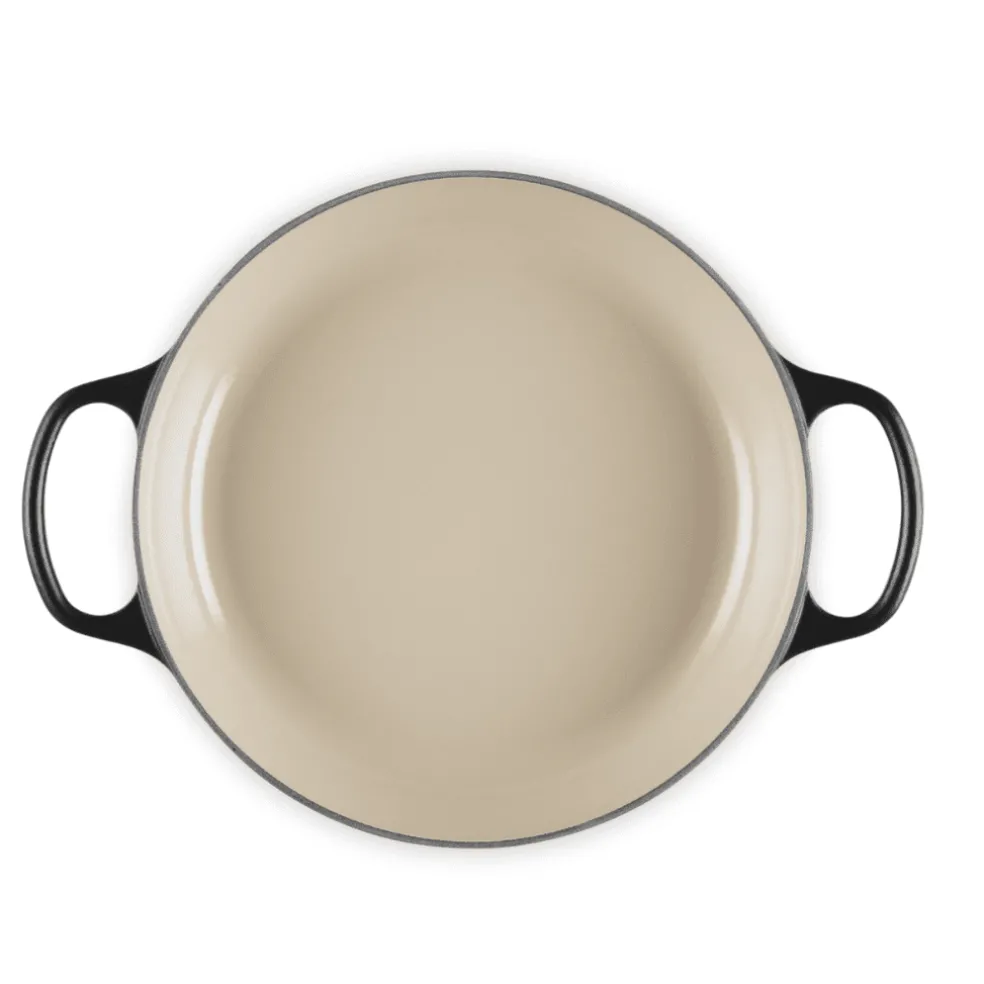 Le Creuset Braadpan Campagnard - Ø26 CM - Gietijzer - Mat Zwart