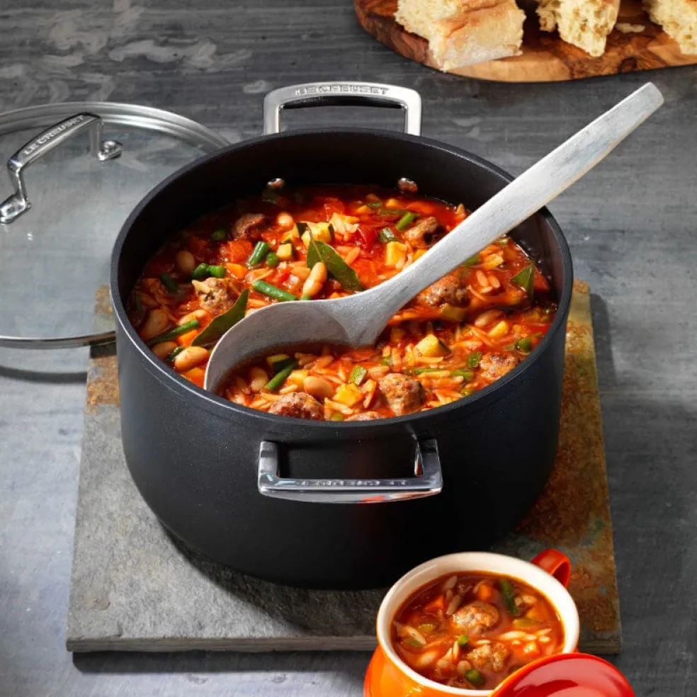 Le Creuset - Braadpan met anti-aanbaklaag en glazen deksel