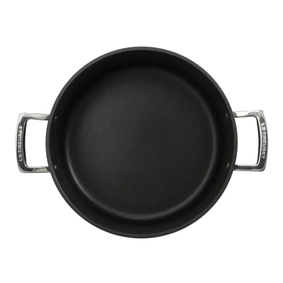 Le Creuset - Braadpan met anti-aanbaklaag en glazen deksel