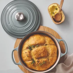 Le Creuset - Braadpan Signature rond Sea Salt 24cm 4,2l