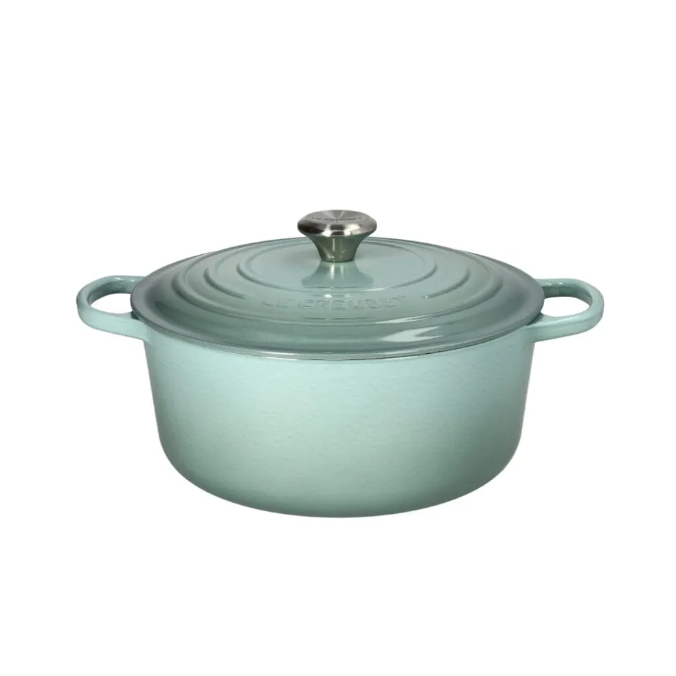 Le Creuset - Braadpan Signature rond Sea Salt 24cm 4,2l