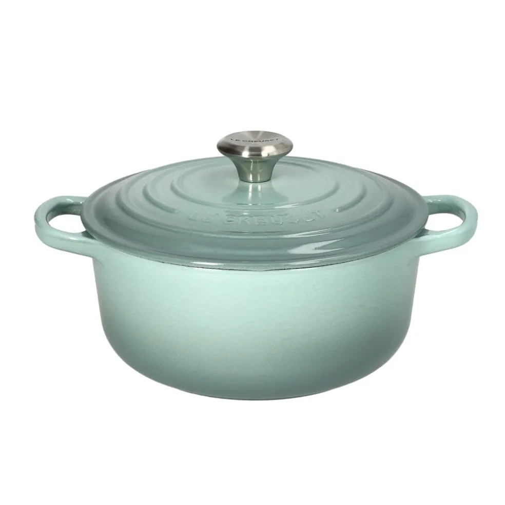 Le Creuset - Braadpan Signature rond Sea Salt 28cm 6,7l