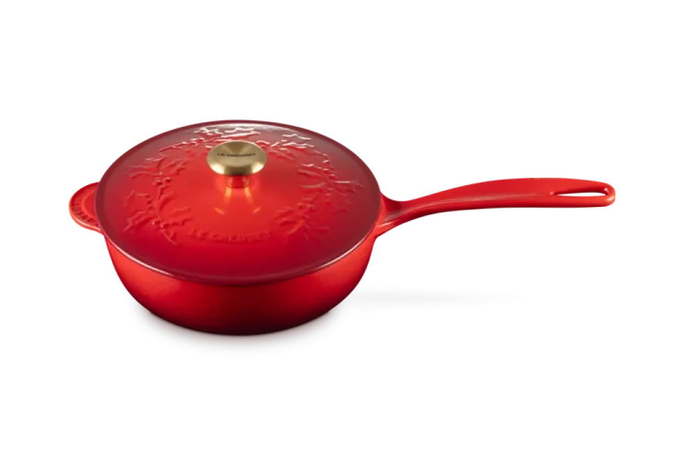 Le Creuset - Holly Collection sauspan ø 21 cm gietijzer Rood