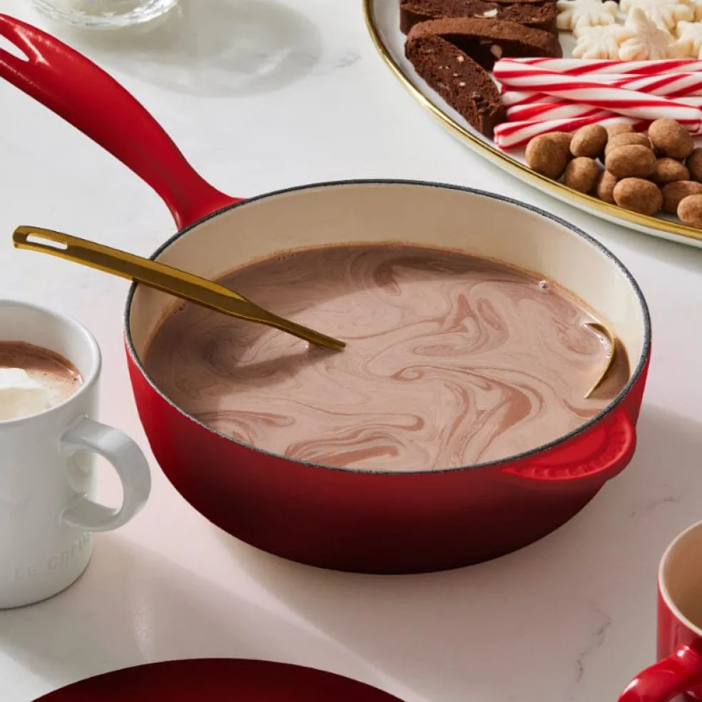 Le Creuset - Holly Collection sauspan ø 21 cm gietijzer Rood