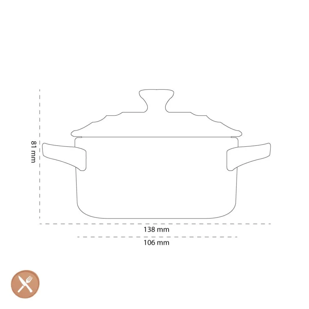 Le Creuset - Mini-Braadpan Nectar 10cm 0,2l