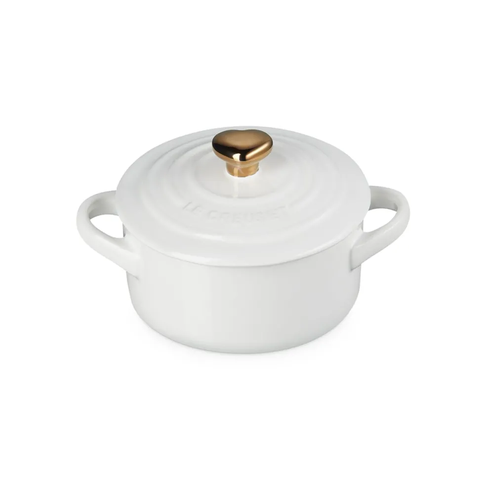 Le Creuset - Mini Braadpan - Valentijn - Wit