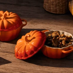 Le Creuset - Mini-braad/Stoofpan Pompoen Oranjerood 0,35 L