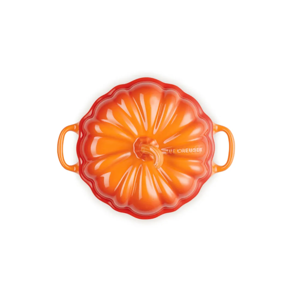 Le Creuset - Mini-braad/Stoofpan Pompoen Oranjerood 0,35 L