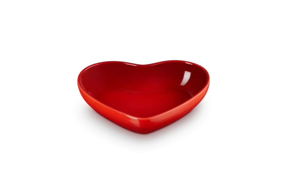 Le Creuset - Schaal Kersenrood Hart 20 cm