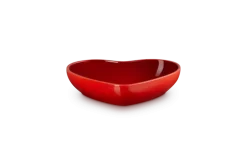 Le Creuset - Schaal Kersenrood Hart 20 cm