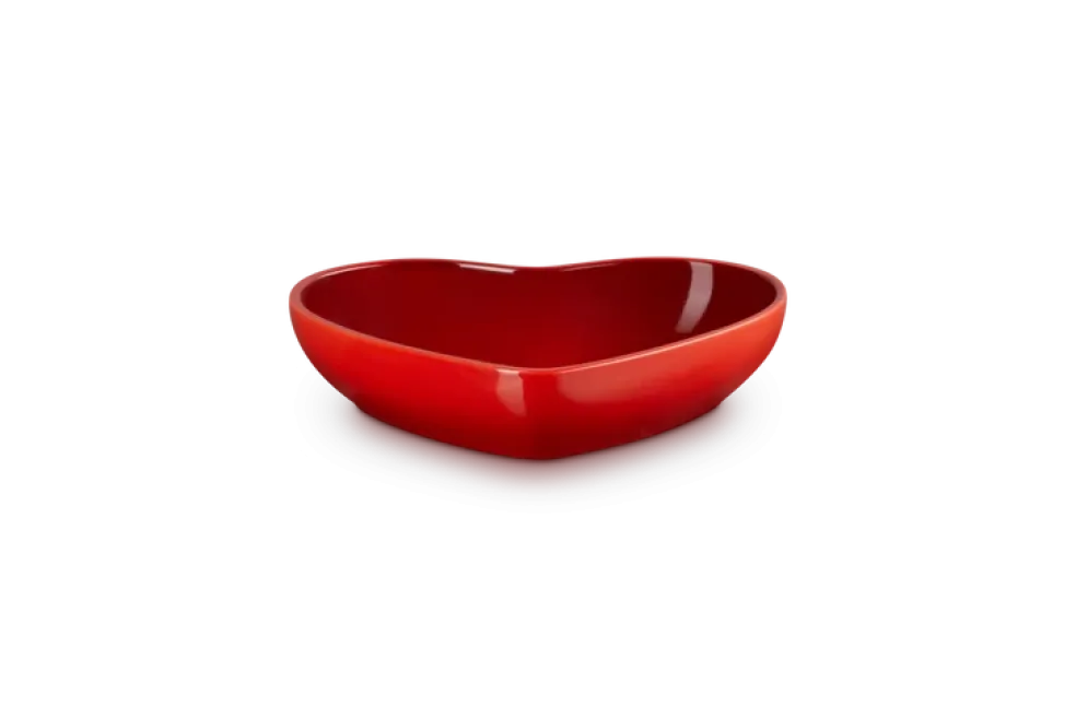 Le Creuset - Schaal Kersenrood Hart 20 cm