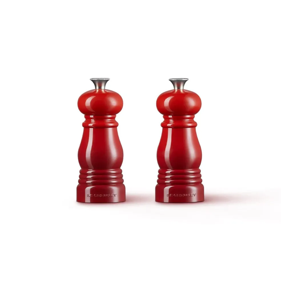 Le Creuset - Set van 2 Kleine Molens Kersenrood 11cm