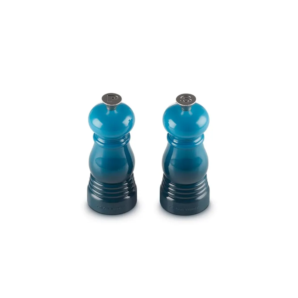 Le Creuset - Set van 2 Kleine Molens Deep Teal 11cm