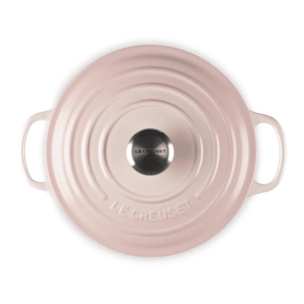 Le Creuset - Signature Braadpan Shell Pink 20 cm