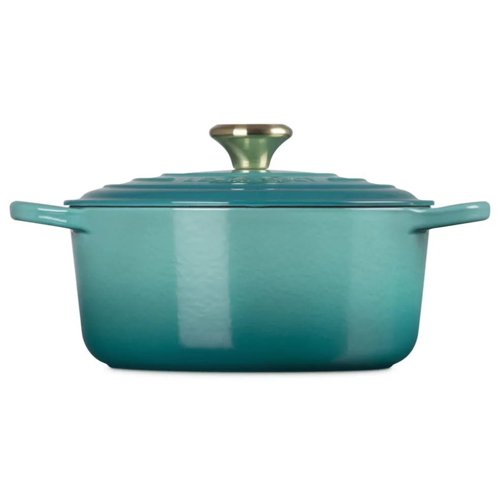 Le Creuset - Signature Braadpan - Bleu Riviera - 24 cm