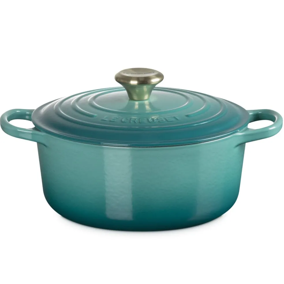 Le Creuset - Signature Braadpan - Bleu Riviera - 24 cm