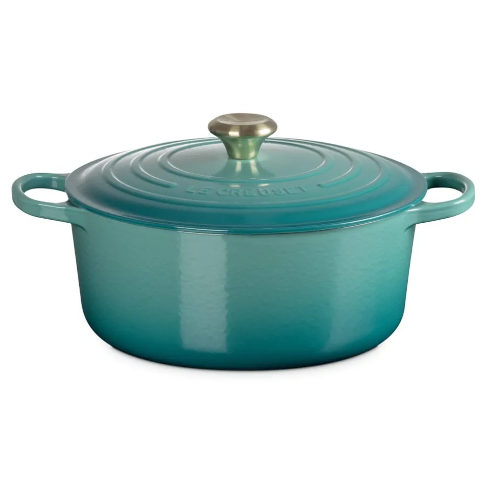 Le Creuset - Signature Braadpan - Bleu Riviera - 28 cm