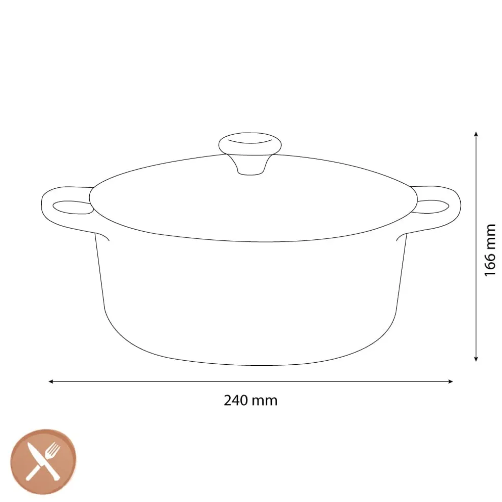 Le Creuset - Signature Braadpan - Thyme - 24 cm
