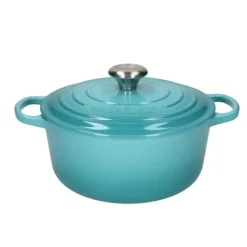 Le Creuset - Signature Braadpan Caribbean Blauw 20 cm