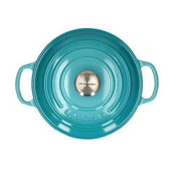 Le Creuset - Signature Braadpan Caribbean Blauw 24 cm